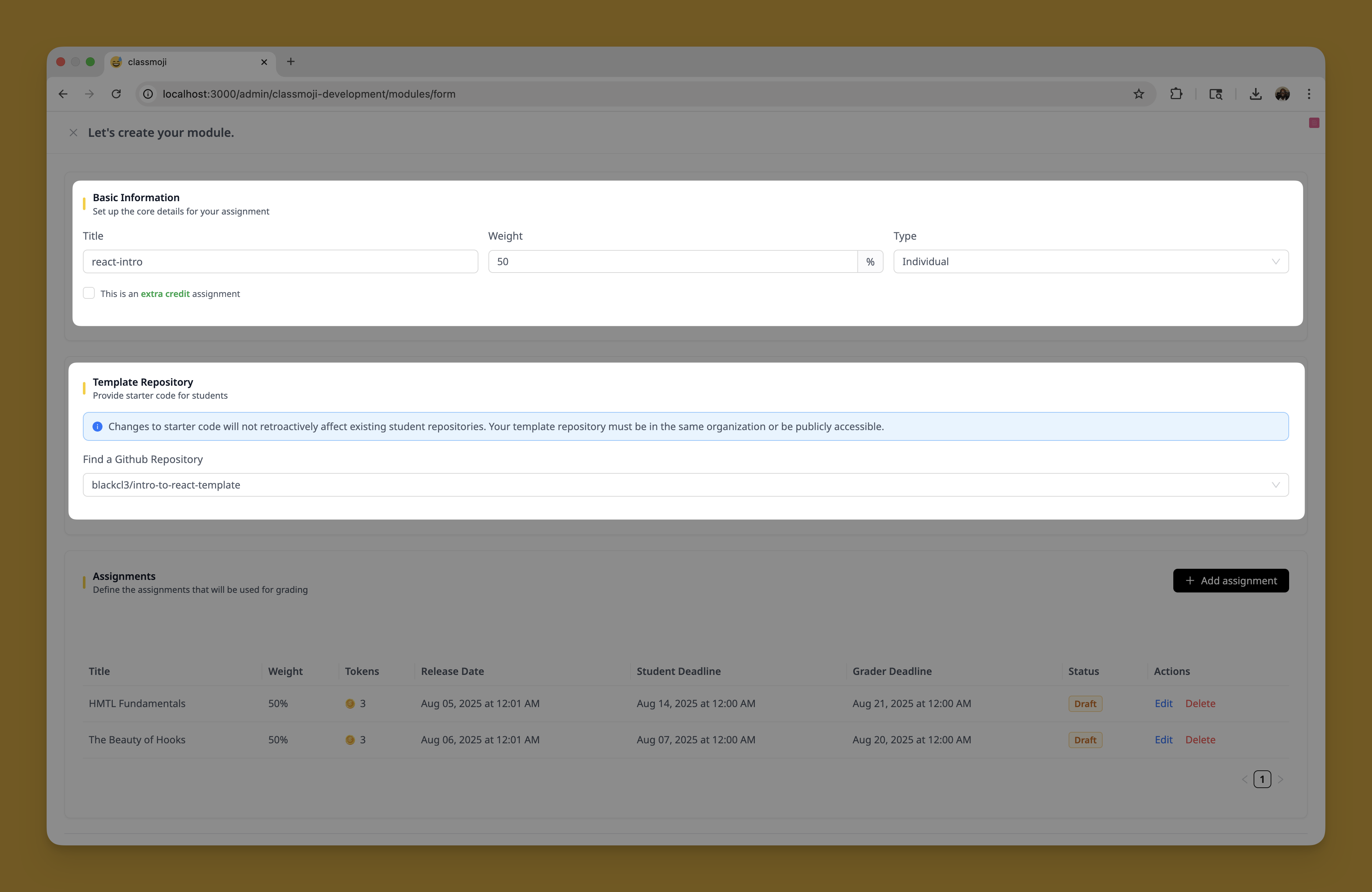 Create Module